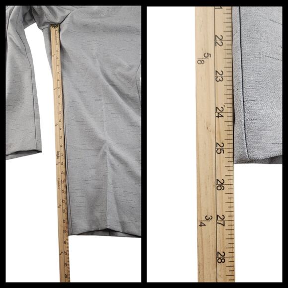 Alfred Dunner Pants Womens 12 Lot of 3 Gray Blue Purple Pull On Dress Elastic - Picture 13 of 16